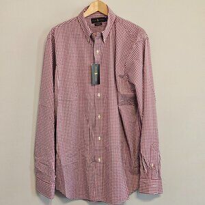 Ralph Lauren Classics Shirt — Maroon Check — XL — NWT — $110 MSRP